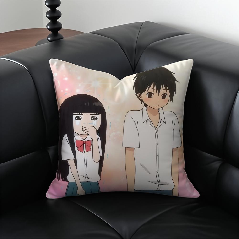 Classic comics KKimi Ni TodokeS Cushion Cover Pillow Case Antidustmite Invisible zipper silky plush cushion