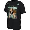 Nike Character Print Crew Neck Straight Cut Short Sleeve T-Shirt Unisex Tops Black IM4423-010