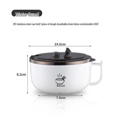 304 Edelstahl Katze Ohr Instant Nudelschüssel