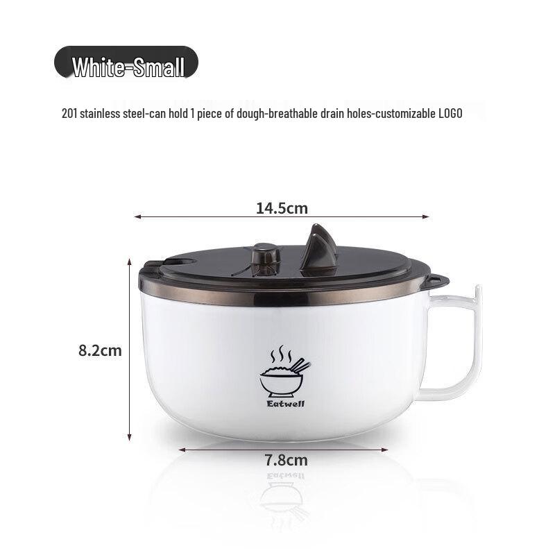 

304 Stainless Steel Cat Ear Instant Noodle Bowl