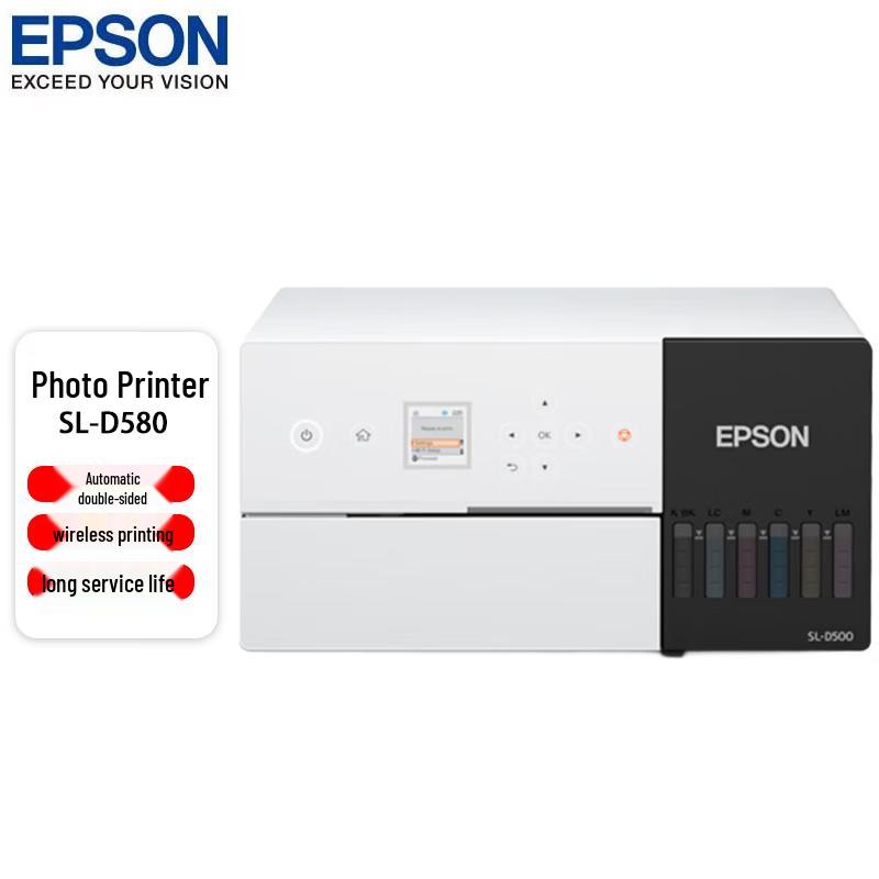 

Epson SL-D580 Professional Dry Photo Printer CN plug (adapter included)