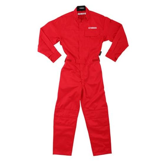 Mechanic Suit Long Sleeve WY8001 Red XL Size [Yamaha Motor] 90792-M058X