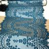 ( 2 Colors ) Elastic Chantilly Lace, 31cm wide Stretchy French Eyelash Lace Fabric for Lingerie, Bra, Underwear, Garment, Sewing & Crafting