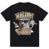 Throat Goat Funny Meme T-Shirts Men Women Humor Joke Vintage T Shirt Oversized Casual Cotton Casual Fashion T-Shirt Streetwear