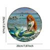 Vintage Mermaid Aluminum Wall Art Home Cafe Decor Halloween Gift