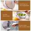 3-in-1 Fruit Strainer Basket Large Capacity Vegetable Strainer with Handle Fast Draining Kitchen Strainer Basket for Washing Drying Fruits Vegetables