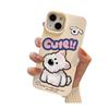 Skin Pattern Cartoon Tilting Dog for Apple 16 Promax Mobile Phone Case for IPhone 15 All-inclusive 14/13 Couple