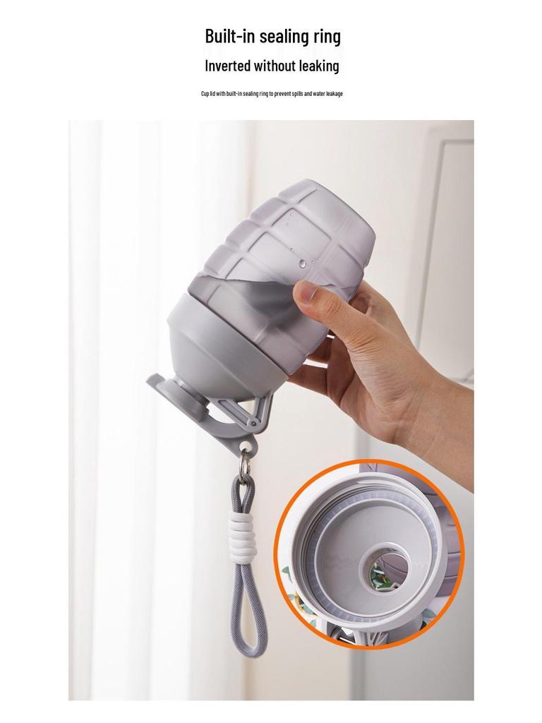 Summer Pineapple Sports Water Bottle – Large Capacity, Portable Student Kettle, Fitness Shaker, Smoothie Cup