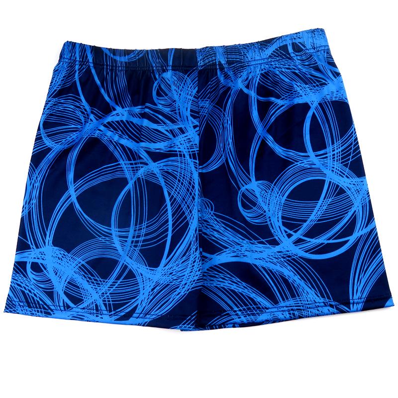 Men's Floral Swimming Trunks - Plus Size Anti-Embarrassment Flat Leg Boxers