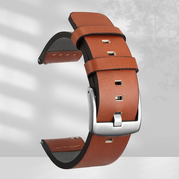20mm 22mm Watch band Quick release Leather Strap for Samsung Galaxy Watch 3 Active2 40 44mm huawei watch gt 2 WatchBand 18 24mm