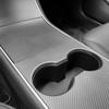 BMZX for Tesla Model 3 for Model Y Center Console Wrap ABS Carbon Fiber Pattern Console Cover Interior Decoration Wrap Kit - for Tesla Model 3 for
