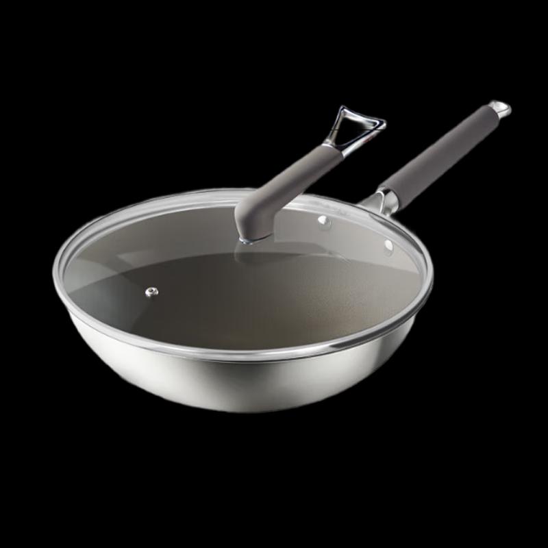 Chu Da Huang 32cm Titanium Plasma Non-stick Wok