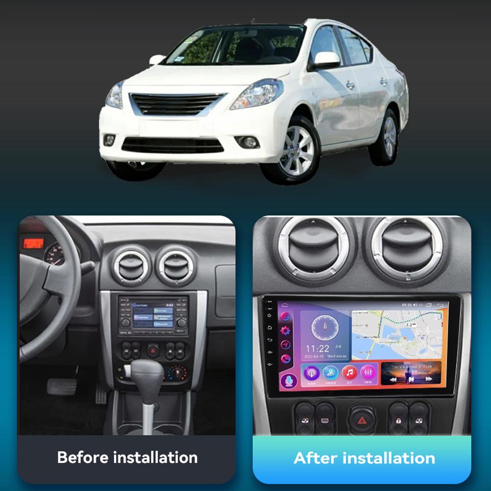 Android Car Radio For Nissan Almera 2013-2018 Multimedia Player Head Unit Stereo GPS Navigation BT WIFI 1+16GB
