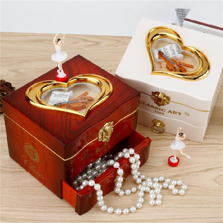Attractive Decorative Music Box Ornament With Mechanical Jewelry Dance Upgrades Perfect for Bedroom or Study Decors
