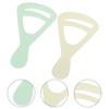2Pcs Eyebrow Stencils Flexibility Ultra-thin Plastic Simple Operation Eyebrow Grooming Stencil for Party