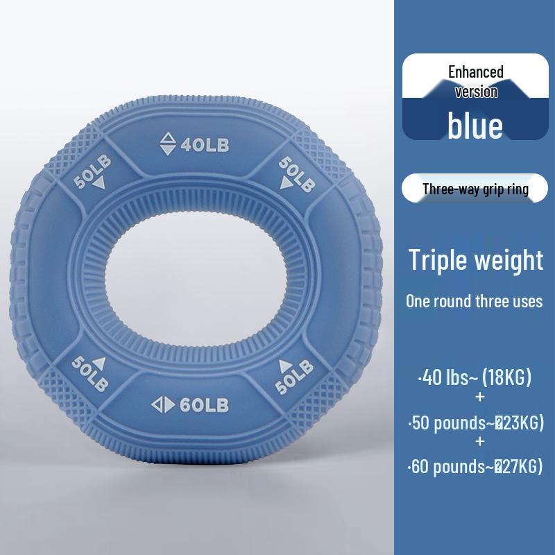 Silicone Grip Ring for Men, Women, and Kids - Hand, Arm, and Finger Strength Training/Rehabilitation Equipment