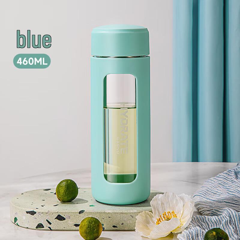 Mini Portable Glass Water Bottle