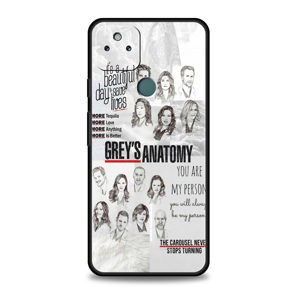 Greys Anatomy Phone Case Cover for Google Pixel 10 9 8 7 6 9A 8A 7A 6A Pro Shockproof Soft TPU 9 Pro XL Shell Capas Fundas Coque