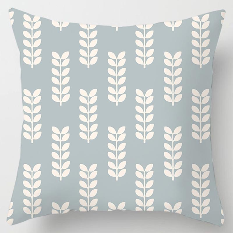 Square Pillow Geometric Print Pattern Cushion Cover Home Living Room Sofa Car Decoration Throw