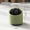 Rotatable Makeup Brush & Pencil Holder with Lid - Dustproof Desktop Organizer for Lipsticks & Eyebrow Pencils