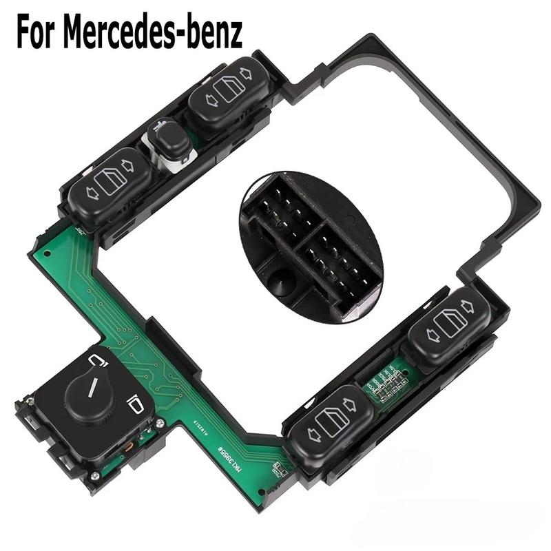 Electric Power Window Switch Parts for Mercedes-benz W210 W202 E300 E320 E420 Front Left Glass Lifter Button Car Accessories