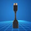 4 Stück High Speed HDMI 1.4 Stecker auf Buchse Verlängerung Extender Adapterkabel Vergoldet für TV PC