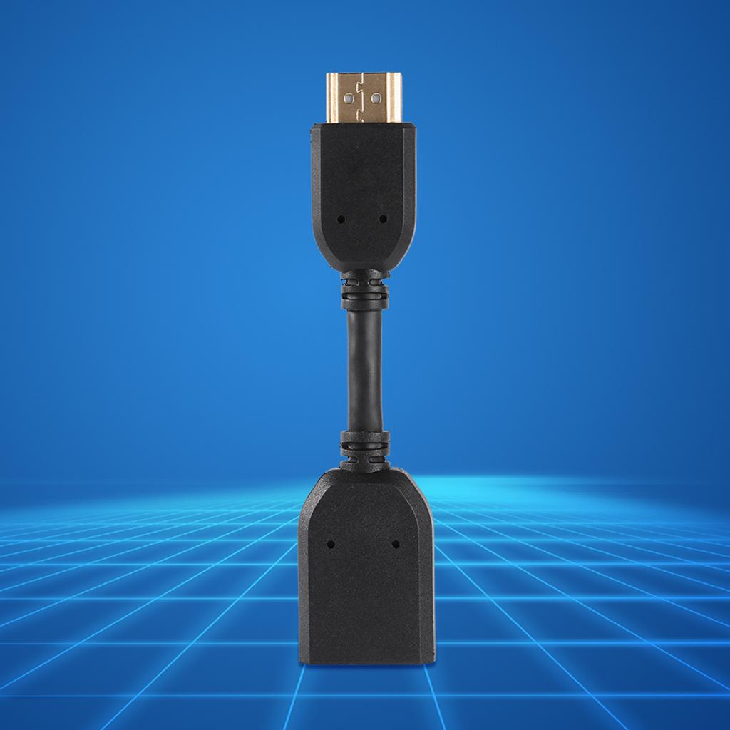 4 Stück High Speed HDMI 1.4 Stecker auf Buchse Verlängerung Extender Adapterkabel Vergoldet für TV PC