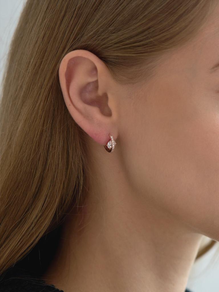Geigerjewelry 18K Gf Inclue Cubic Earrings Gi8Kpee053