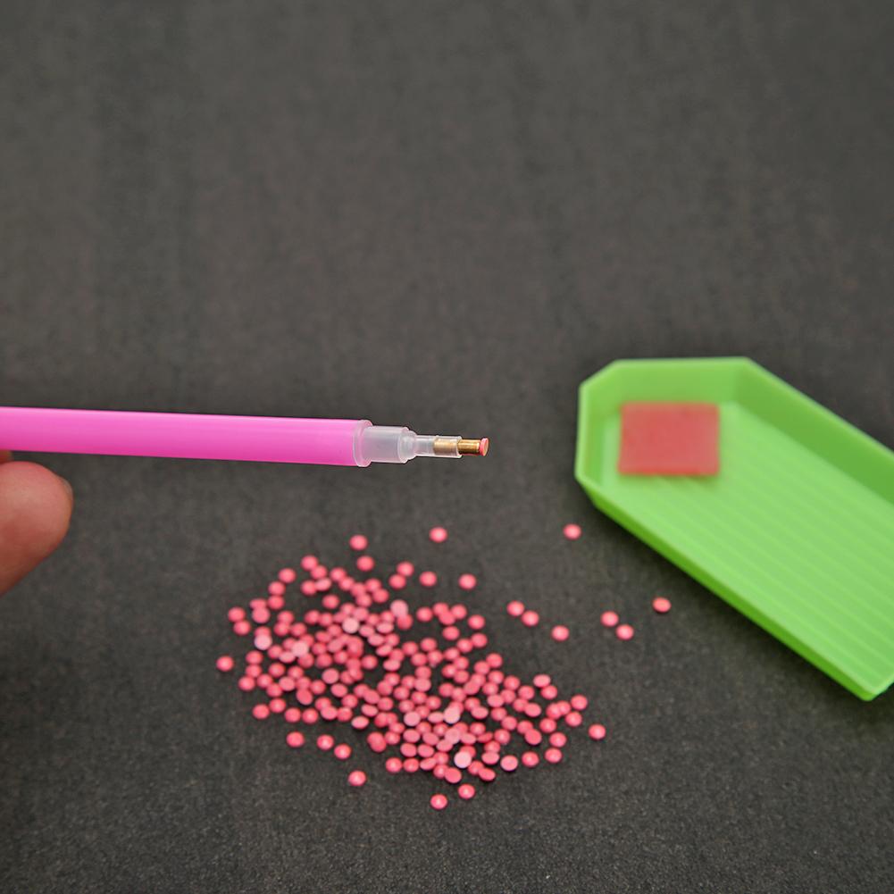 10pcs Special Shape Drill Christmas Tree Pendant Cute 5D DIY Bulk Diamond Dot Christmas Ornament Colourful for Christmas Decor