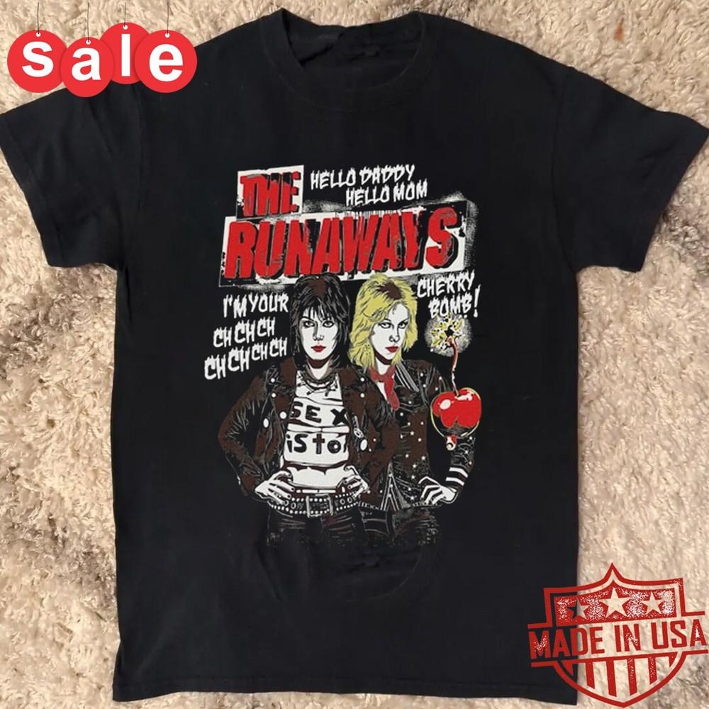 New The Runaways Gift For Fans Unisex S5XL Shirt 1LU678 Unisex T-Shirt L