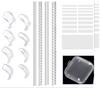 Transparent Invisible Ring Sizer: Spring Wire Acrylic Spacer for Oversized Rings
