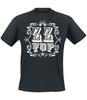 Can't Stop Rockin T-Shirt Black by ZZ Top Men Round Neck 100% Cotton