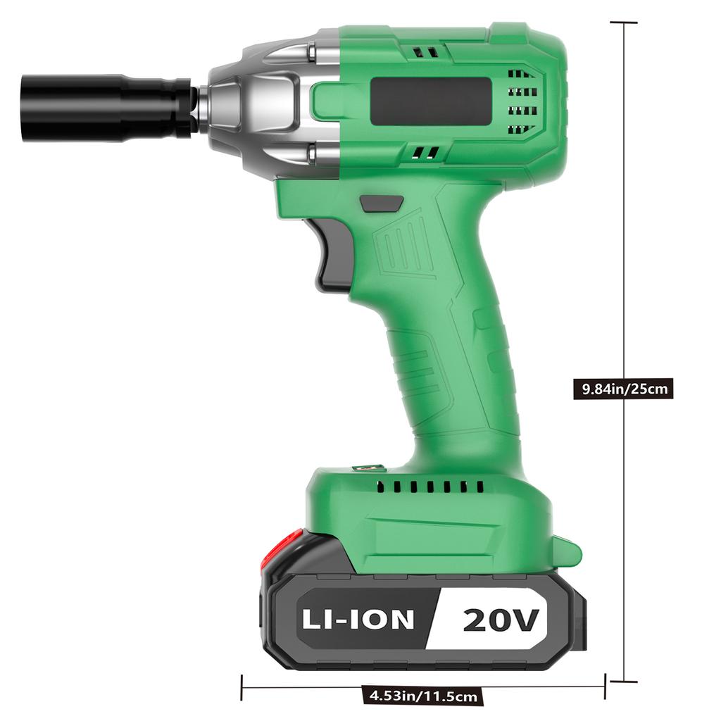 20V Electric Wrench Cordless Impact Wrench DIY Grade 320Nm Max Torque Car Support Drop Shipping Available Local EU Warehouse