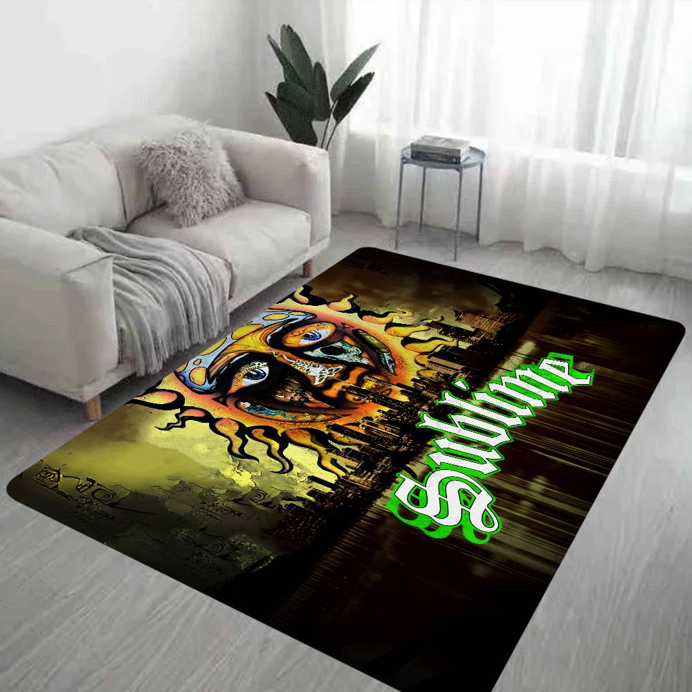 Sublime Band Floor Mat Rectangle Anti-slip Home Soft Badmat Front Door Indoor Outdoor Mat el Decor Mat