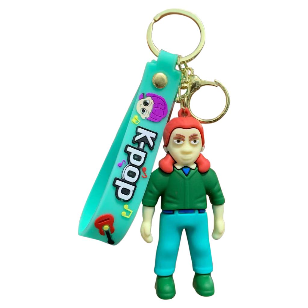 Animation Peripheral Key Chain Anime Schoolbag Pendant