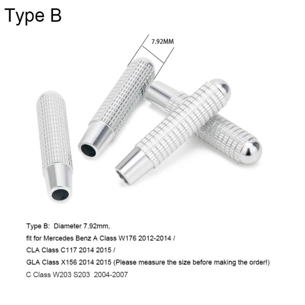 4pcs Aluminum Alloy Car Door Lock Pin for Mercedes Cla Gla C E Glc Gle Glk Class W176 W205 W213 X253