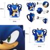Szkolny plecak 3D Sonic The Hedgehog dla dzieci Kolorowy wzór Idealny dla fanów gier wideo!