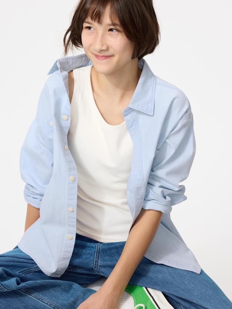 Uniqlo Japan Girls Ribbed Bra Tank Top
