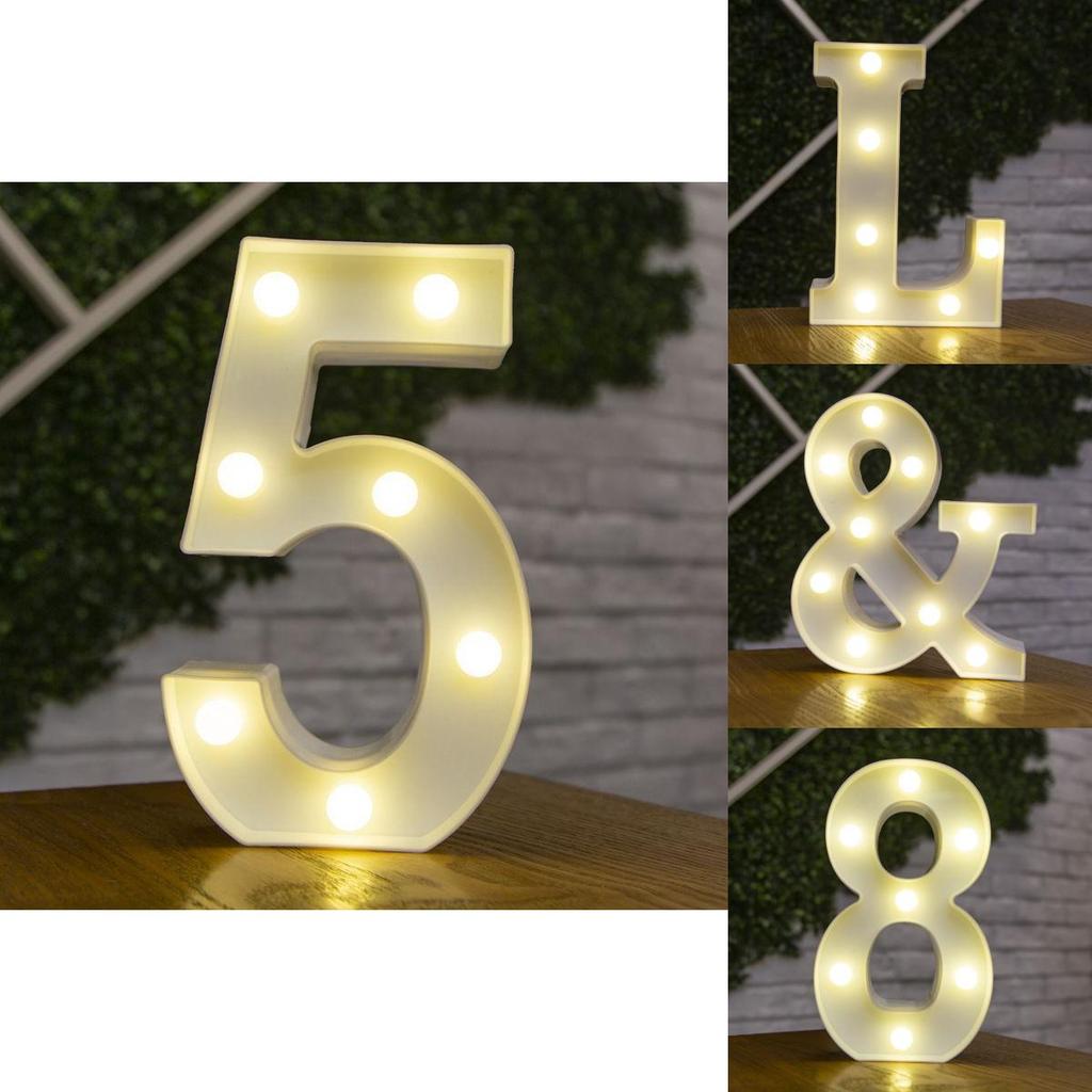 Large Led Light Emitting Alphanumeric Love Standing Sign Decoration For Party Themes And Indoor Decor