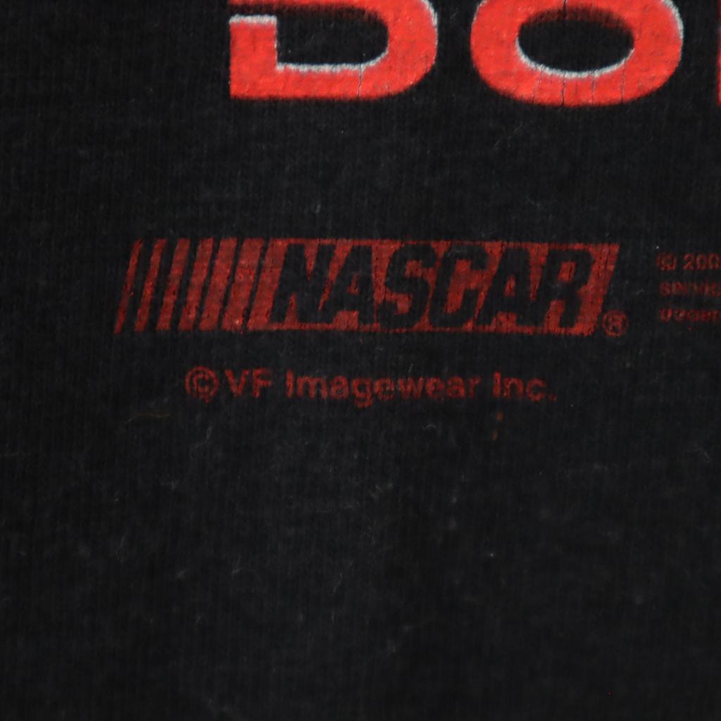 HASE AUTHENTICS 90s Old Print Short sleeve T-shirt black Racing Men's Used