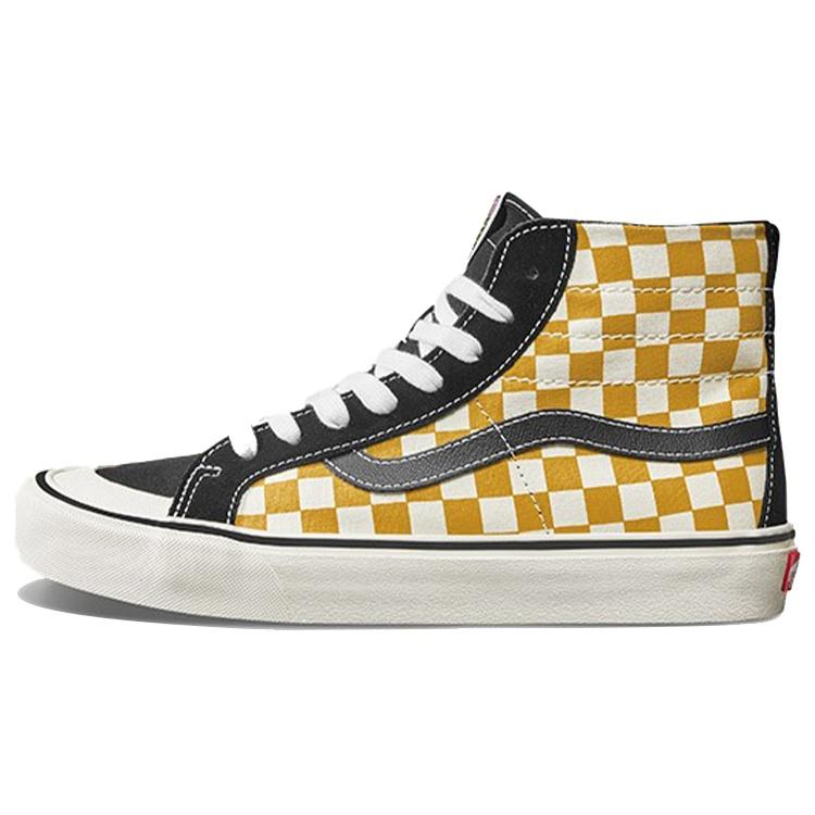 Vans SK8-HI  Black Yellow White  Men s VN0A3MV1314 EU 40.5