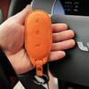 For Li Lixiang L7 L8 L9 2022 2023 Car Styling Suede Key Cover Protective Shell Case Buckle Modification Auto Parts Accessories