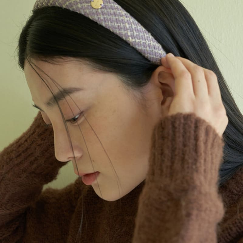 

geegee tweed Повязка для волос (пурпурный) PURPLE