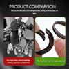 cxytvd1 Leather Simple Unisex Auto Logo Keychain Key Ring Chain Holder For Mitsubishi Outlander Lancer L200 ASX Pajero Grandis Eclipse
