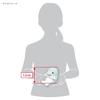 San-Ei Boeki Kyunkoro Dolphin W10×D12×H12cm Plush Toy