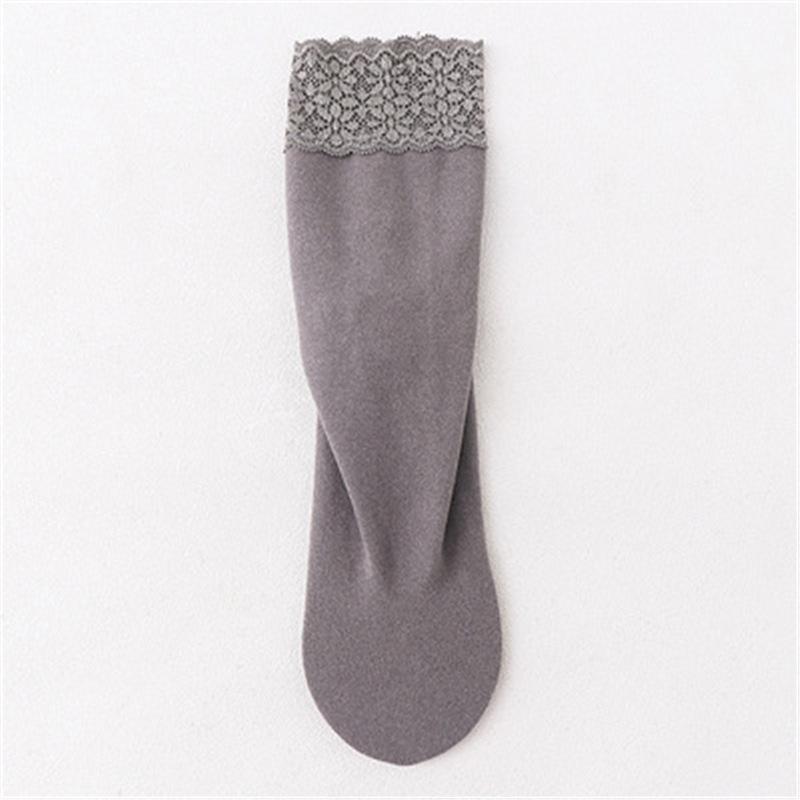 5 Pairs of Women Lace Mid Tube Socks for Spring Autumn Warm Simple Comfortable Casual Breathable Cold Resistance Versatile Socks
