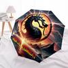 1pc Mortal Kombat Automatic Open/Close Umbrella, Christmas Gift for Men Women, Daily Travel Outdoor Use yy251101170