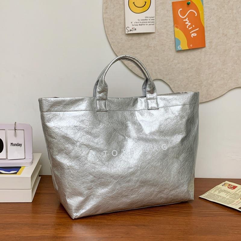 2025 Women's Large Capacity Transparent PVC Handbag - Fashionable, Water-repellent, Simple Style