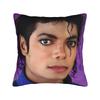 Mj Michael Jackson Kissenbezug Beidseitiger Druck Stoff Kissenhülle Dekorationen Wurfkissenbezug Hülle Sitzbezug 45X45cm