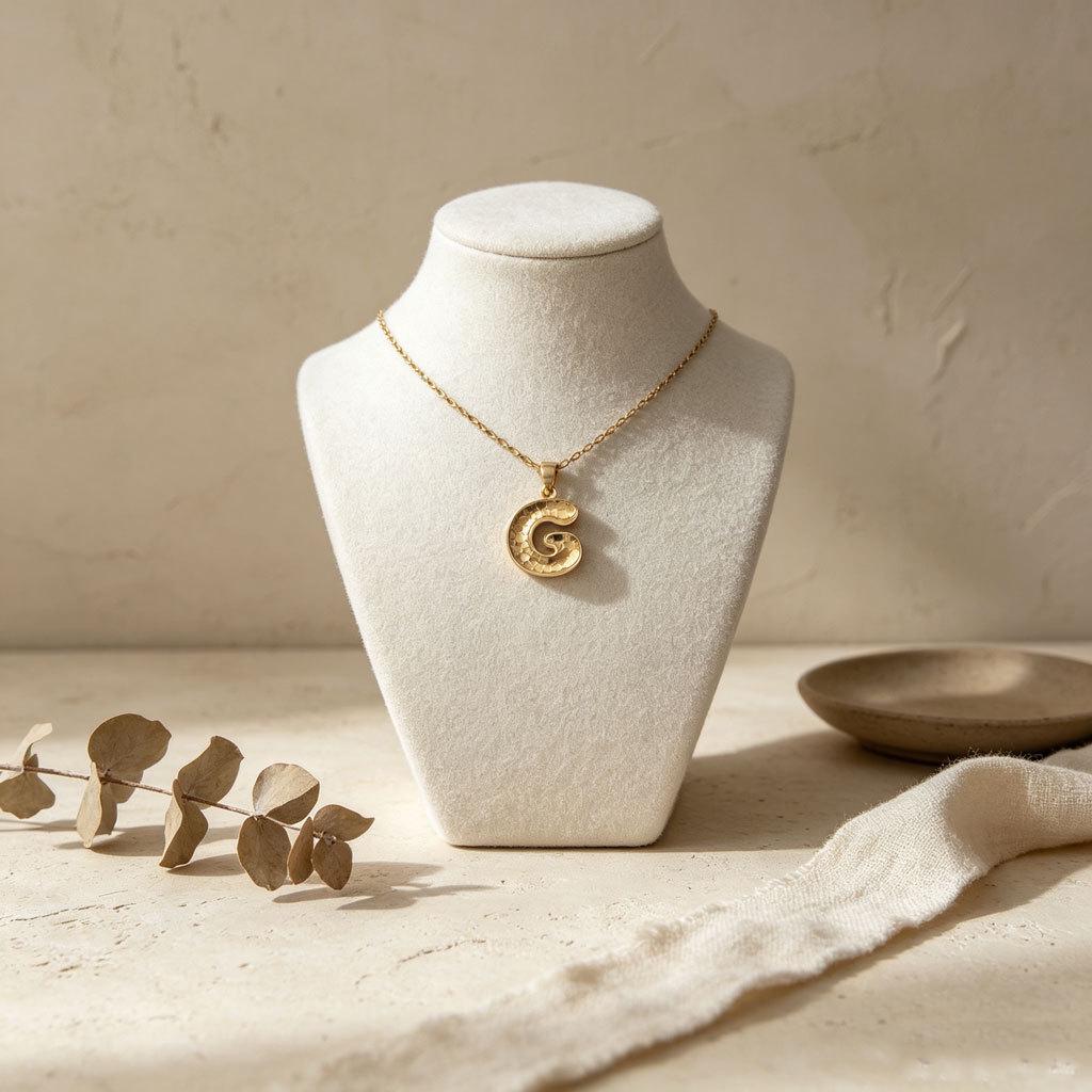 Trendy Modern Minimalist 26-Letter Cute Design Necklace